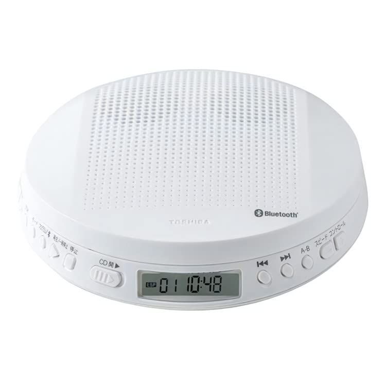 東芝 ポータブルCDプレーヤー ホワイト TY-P50(W) - メルカリ