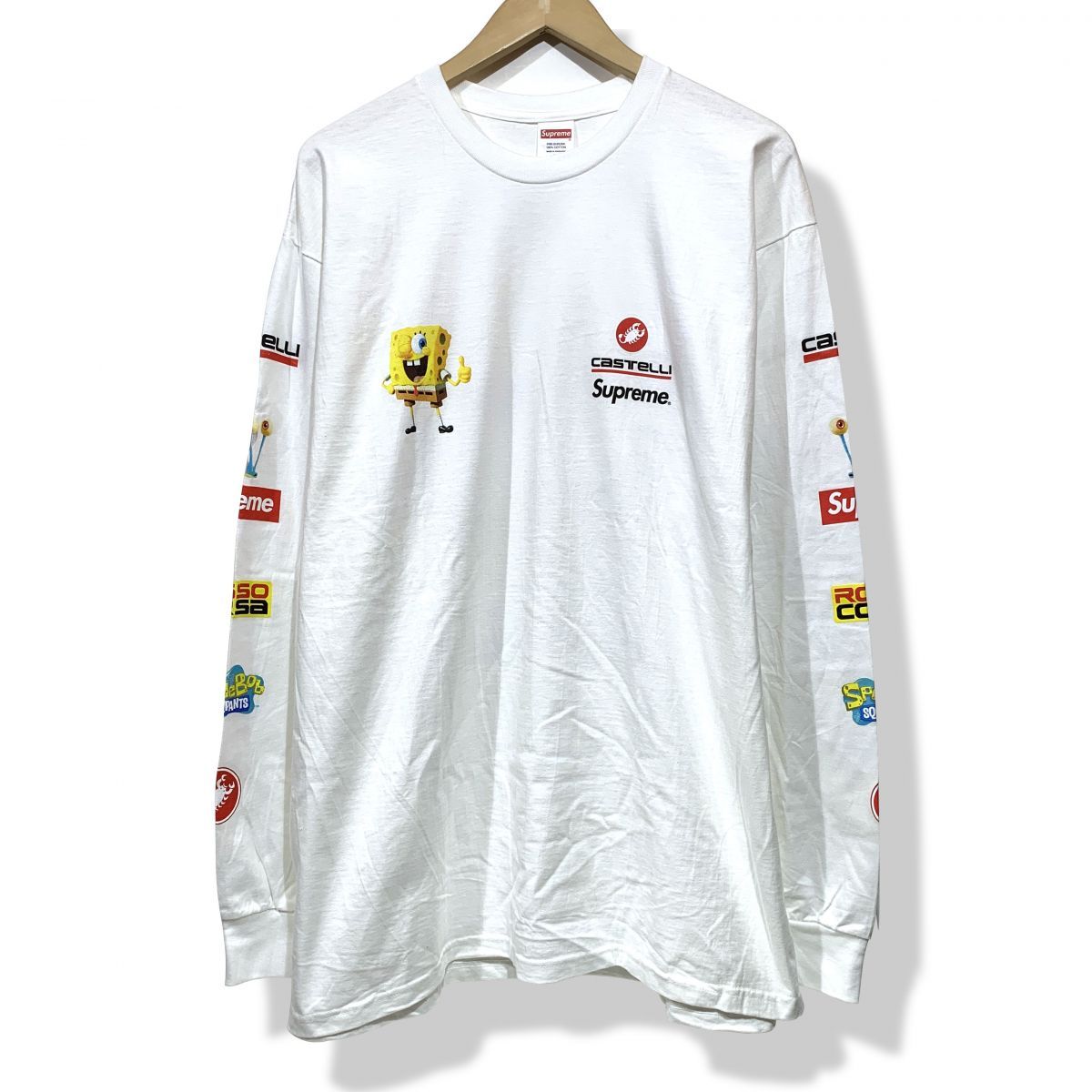 tu131s シュプリーム Supreme SpongeBob Castelli ロンT メンズXL