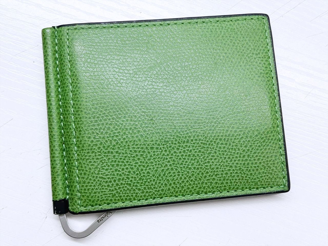 美品 Valextra ヴァレクストラ マネークリップ ビルクリップウォレット