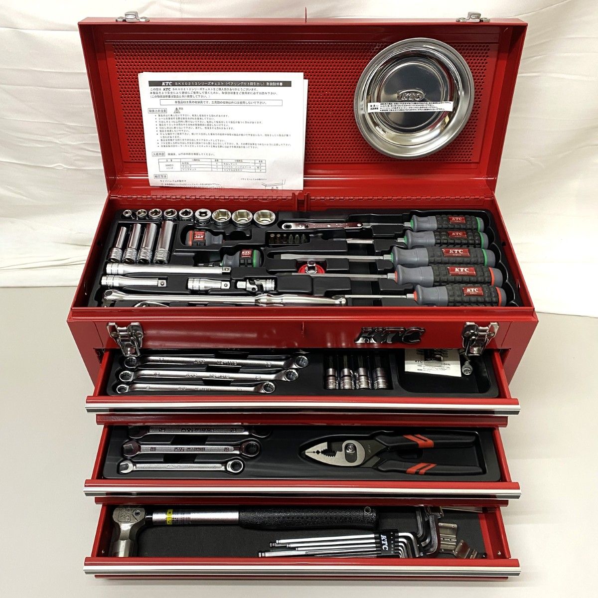 KTC ケーティーシー ツールセット SK36717X レッド 55点 工具セット
