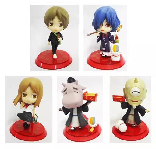 中古】トレーディングフィギュア 全5種セット ちびきゅんキャラ 友人帳