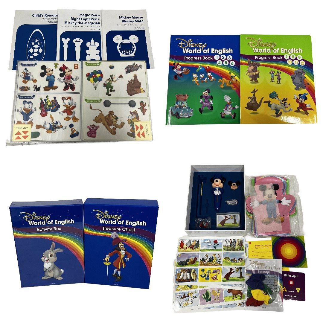 DWE メインプログラム 2021年頃 ディスク未開封多数 ディズニー英語