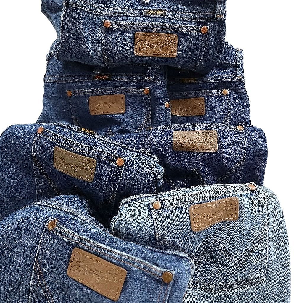 古着卸 まとめ売り Wrangler ラングラー デニム パンツ 7枚セット