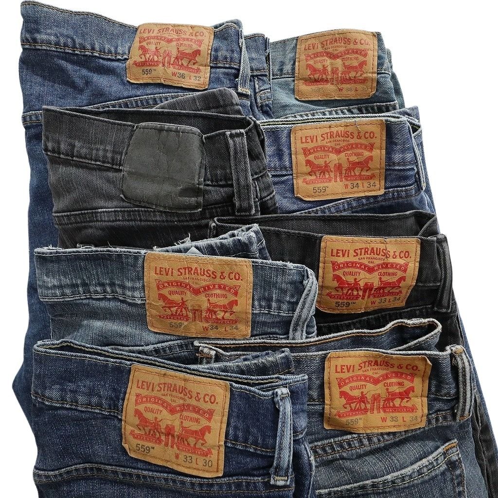 古着卸 まとめ売り リーバイス 559 デニム パンツ 8枚セット (メンズ
