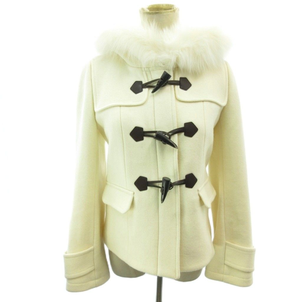 Apuweiser-riche ファー付きジャケット アイボリー⭐︎アプワイザー ファーブルゾン（その他アウター）｜Apuweiser-riche（アプワイザー