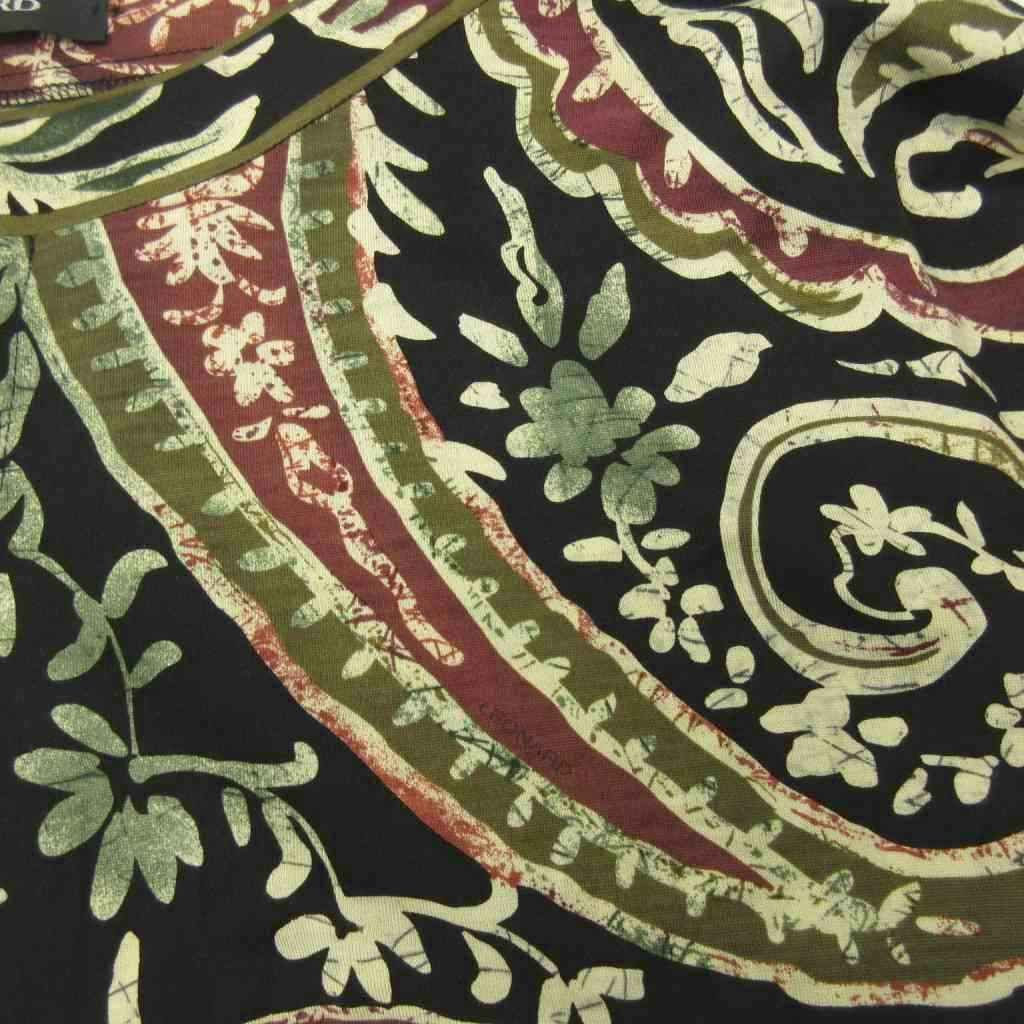 LEONARD ペイズリー柄 五分袖チュニック LEONARD 花柄ペイズリー五分袖チュニック LEONARD 花柄ペイズリー五分