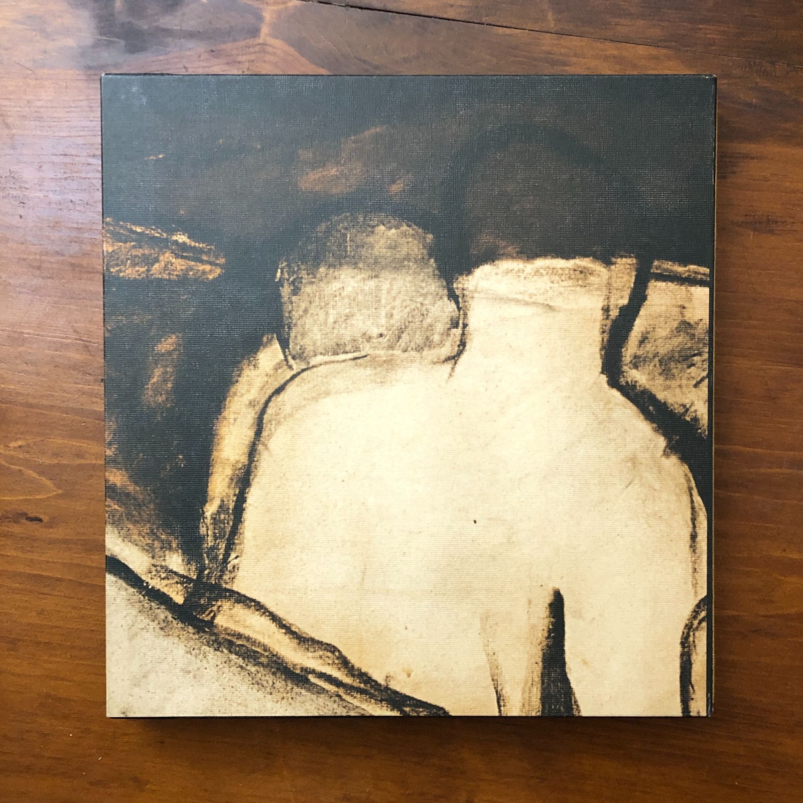 山口　薫、残雪の木々、限定版、額装用画集より、新品高級額、額装付 Yahoo!オークション - 山口 薫 残雪の木々 限定版 額装用画集より 新品