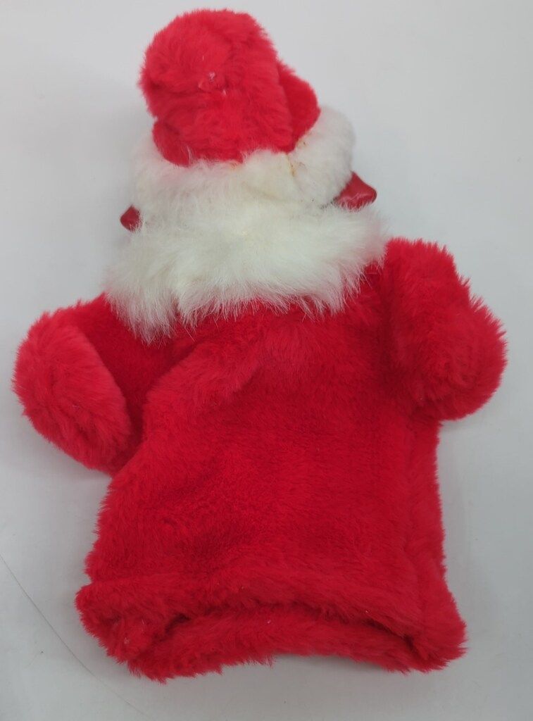 不二家 人形|ペコちゃん|ハンドパペット 手踊りサンタペコ 230 mmボタン2つ Z 631082