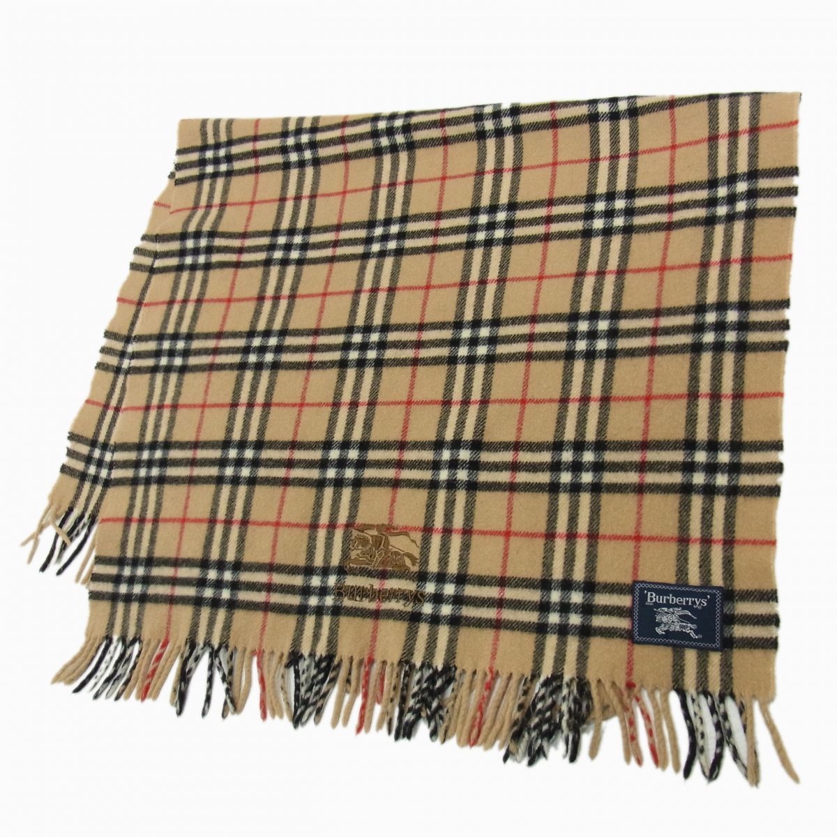 オールド◇Burberrys ブランケット ショール バーバリーチェック柄