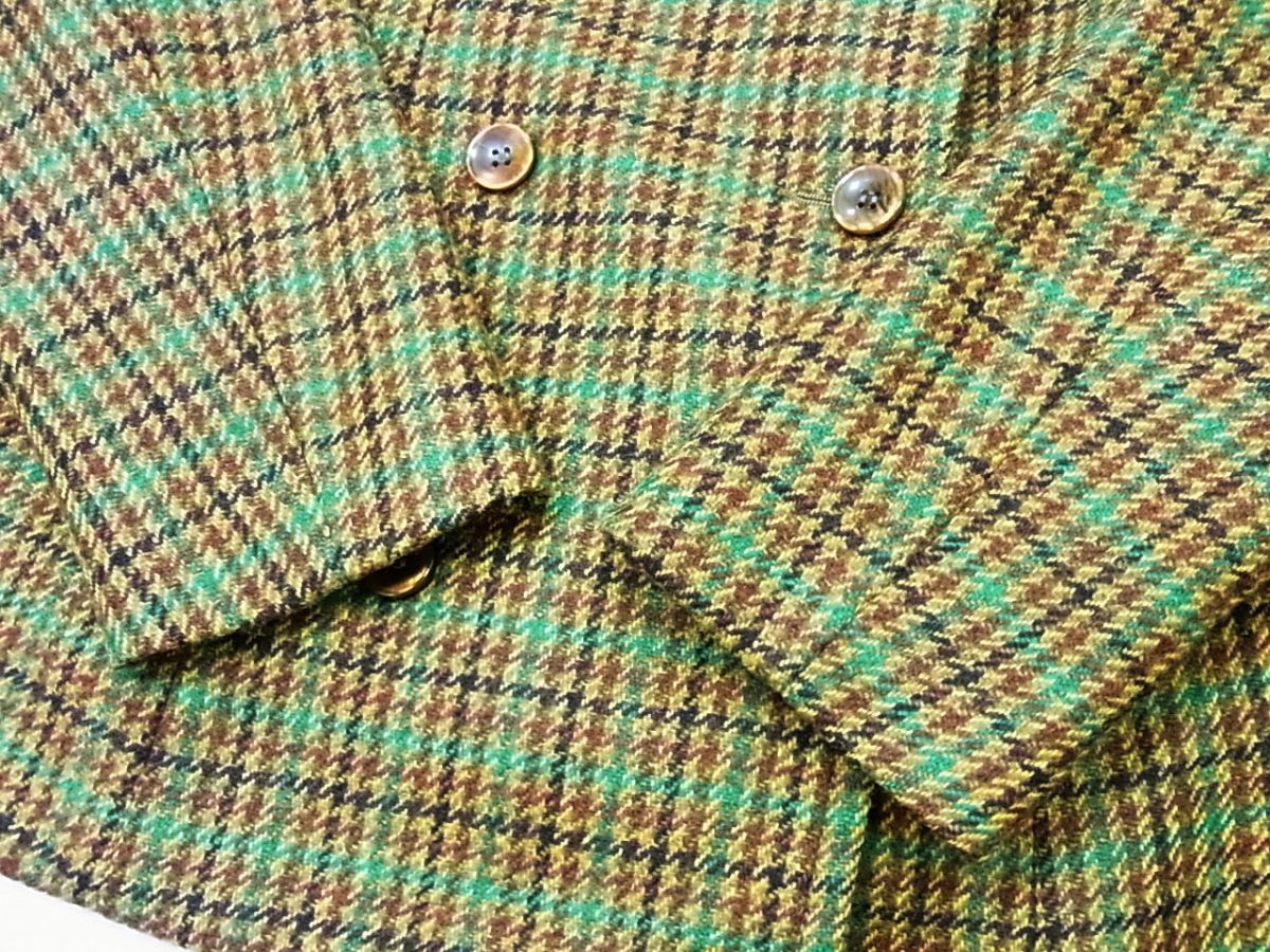 美品 90s☆KENZO ケンゾー ツイード ウールジャケット ダブルブレスト