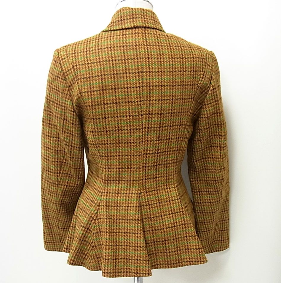 美品 90s☆KENZO ケンゾー ツイード ウールジャケット ダブルブレスト
