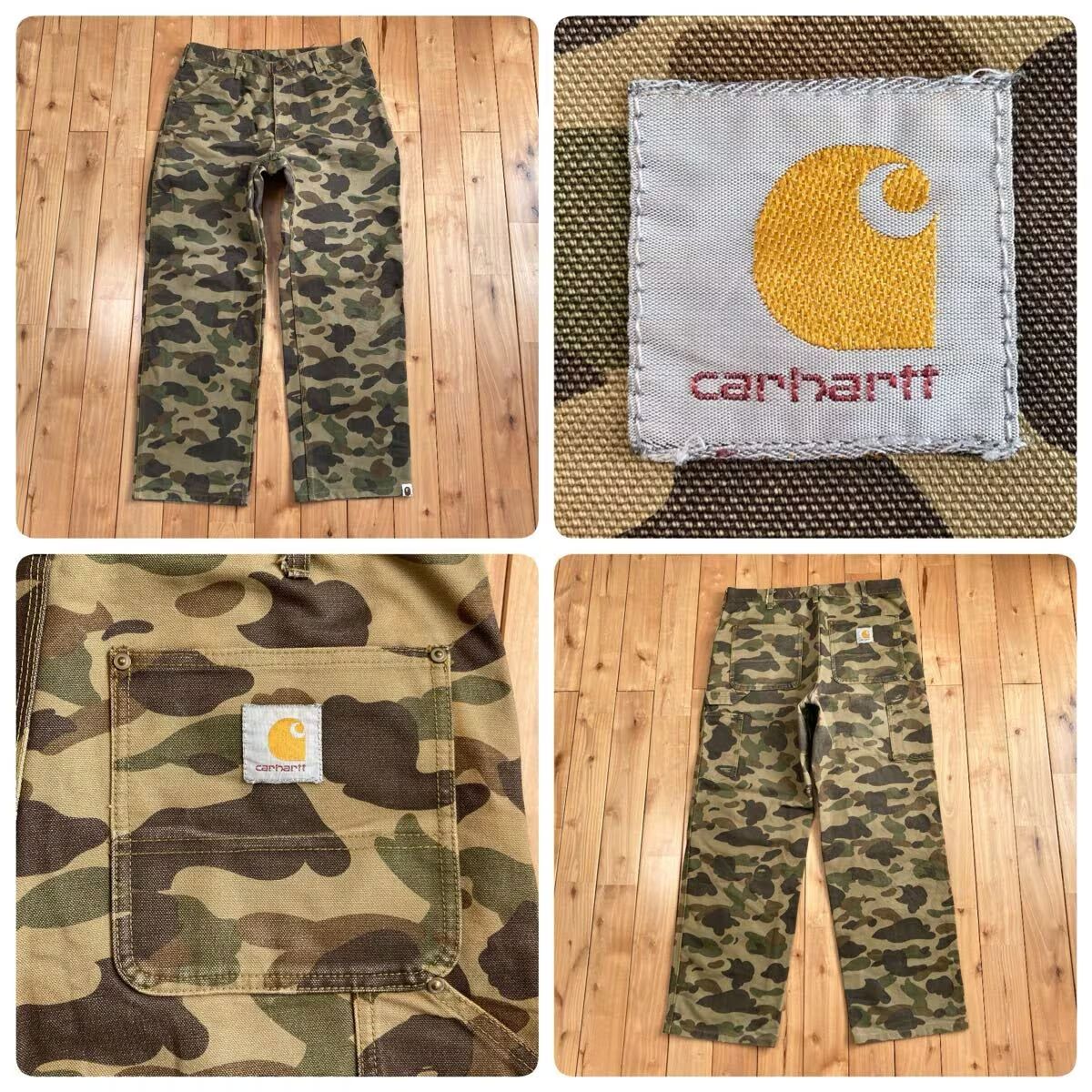 ☆激レア☆ Carhartt × BAPE CAMO Pants Lサイズ a bathing ape エイプ