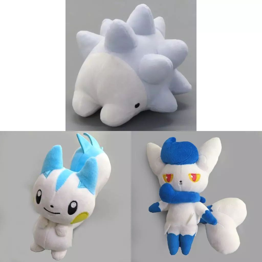 中古】ぬいぐるみ 全3種セット カラーセレクションぬいぐるみ white