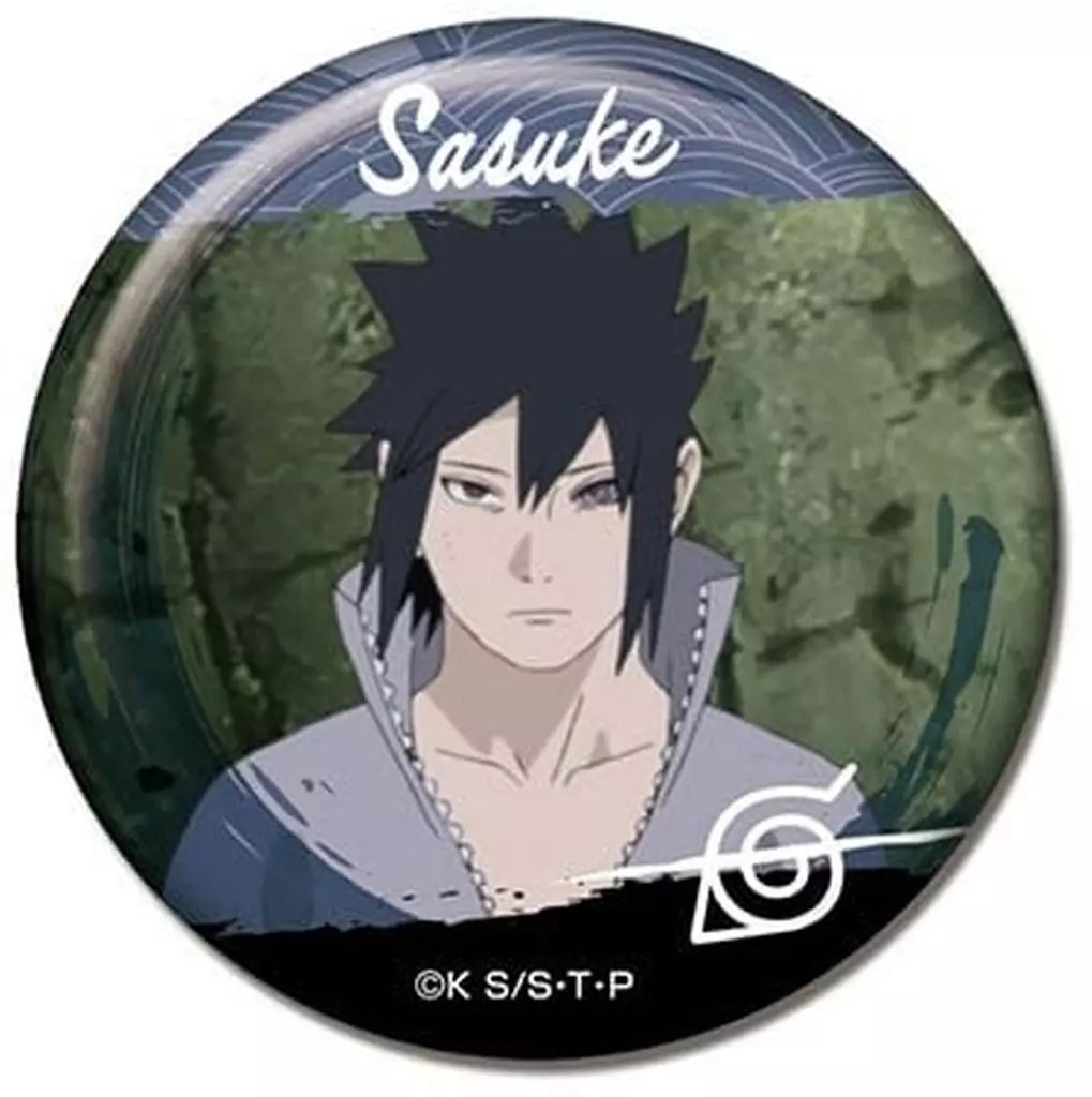 中古】バッジ・ビンズ うちはサスケH 「NARUTO-ナルト- 疾風伝