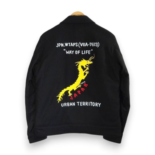 WTAPS 16aw TOUR JK JACKET NYWO SATIN BLACK サイズS 162LTDT-JKM02