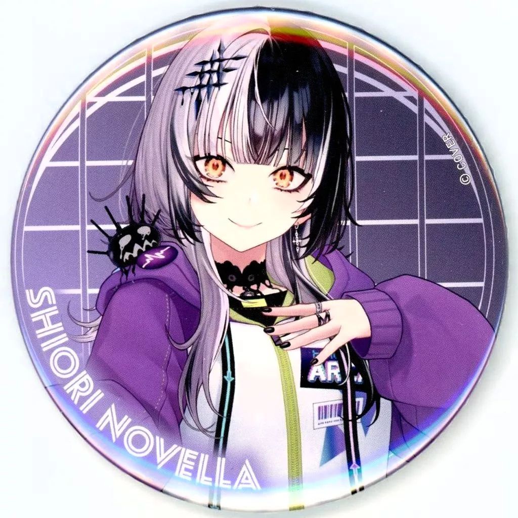 中古】バッジ・ピンズ シオリ・ノヴェラ ビッグ缶バッジ 「バーチャル