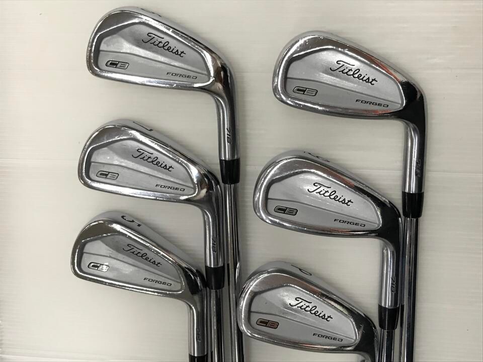 タイトリスト CB 718 AMT TOUR WHITE S200フレックス アイアンセット