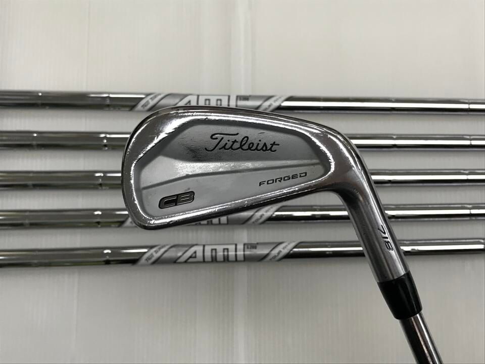 タイトリスト CB 718 AMT TOUR WHITE S200フレックス アイアンセット
