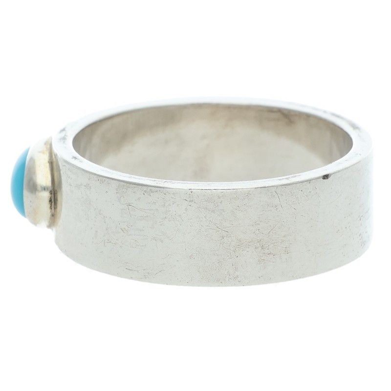 ゴローズ ターコイズ付き平打ち リング メンズ 25号 - メルカリ