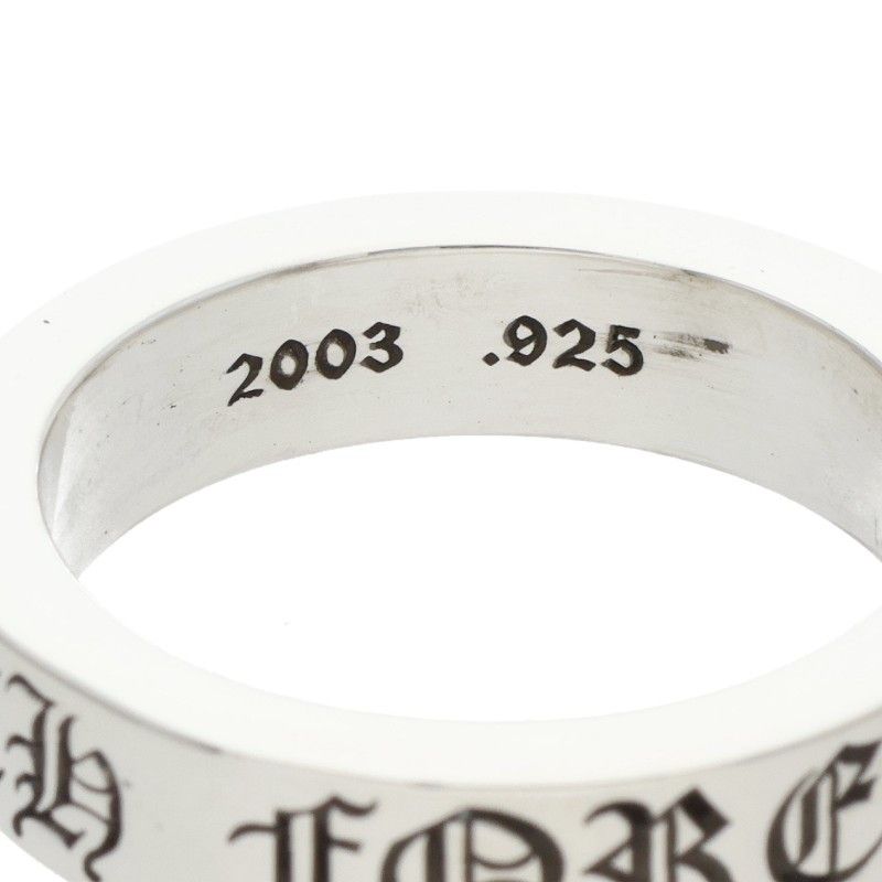 クロムハーツ 6mm SPACER FOREVER/6mmスペーサーフォーエバー シルバー