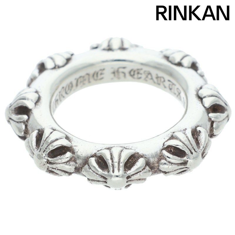 クロムハーツ CROSS BAND/クロスバンド シルバーリング メンズ 11号