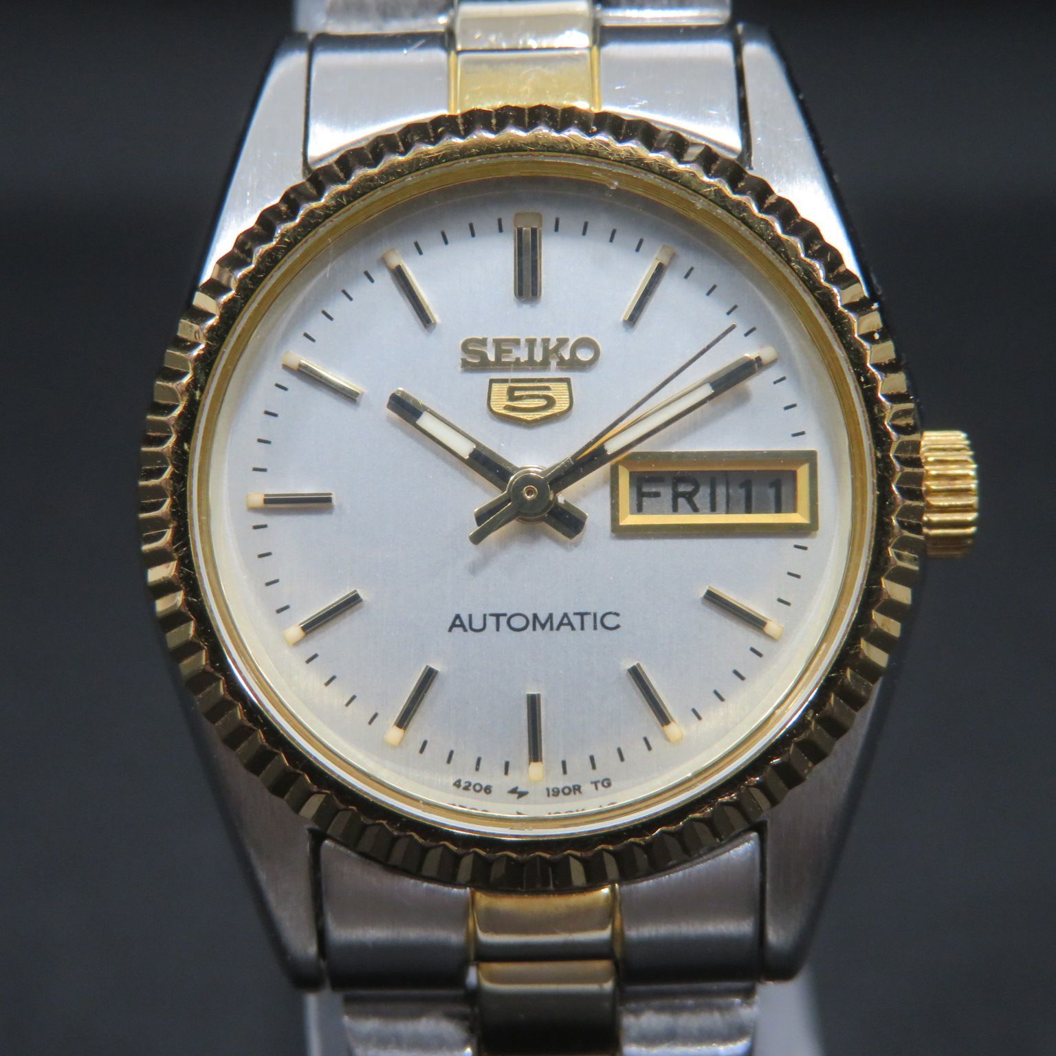 7148☆中古□セイコー(SEIKO)□腕時計□レディース□4206-0510□自動巻