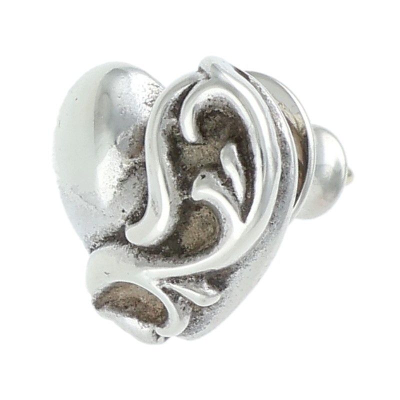 CHROME HEARTS (クロムハーツ) STUD HEART ハート スタッドピアス