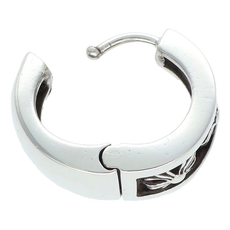 クロムハーツ NARROW V-CHX LナローV CHX シルバーピアス CHROME HEARTS（クロムハーツ） NARROW V-CHX L ナローV CHX シルバー