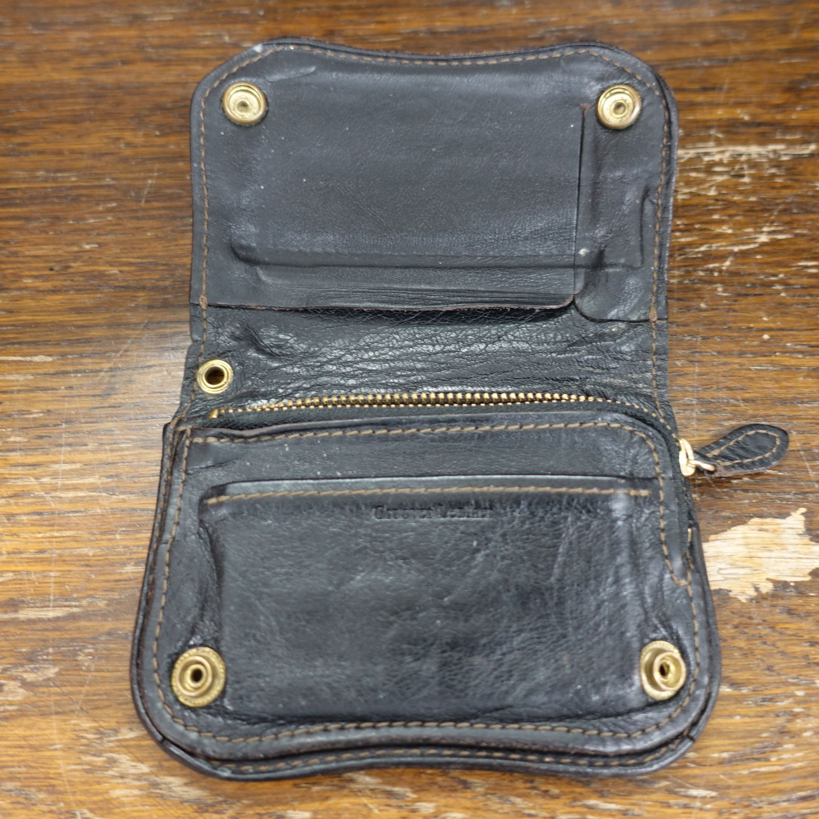 Groover Leather グルーバーレザー ショートトラッカー コンパクト