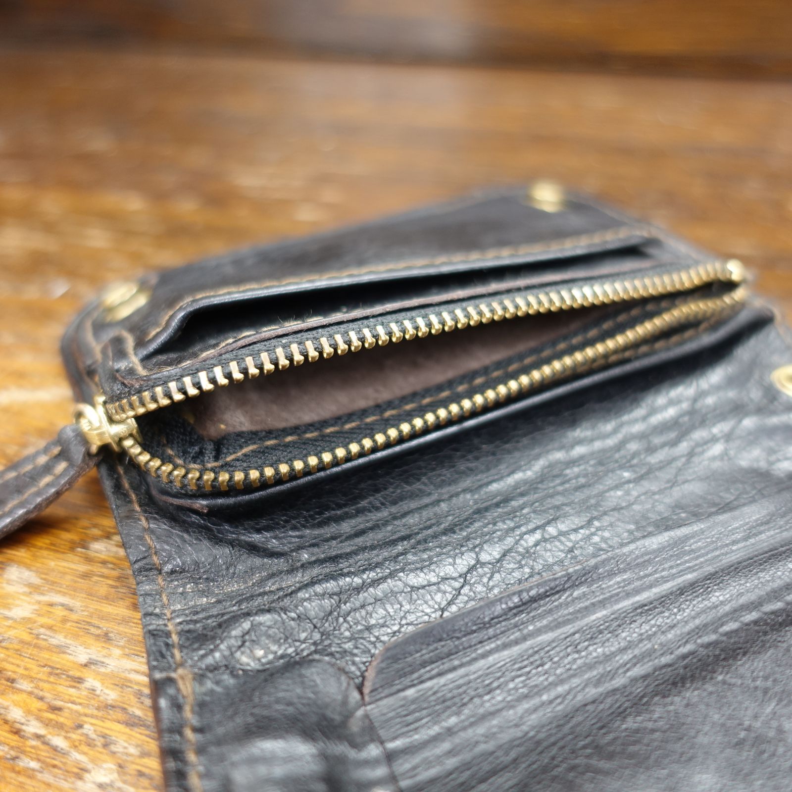 Groover Leather グルーバーレザー ショートトラッカー コンパクト