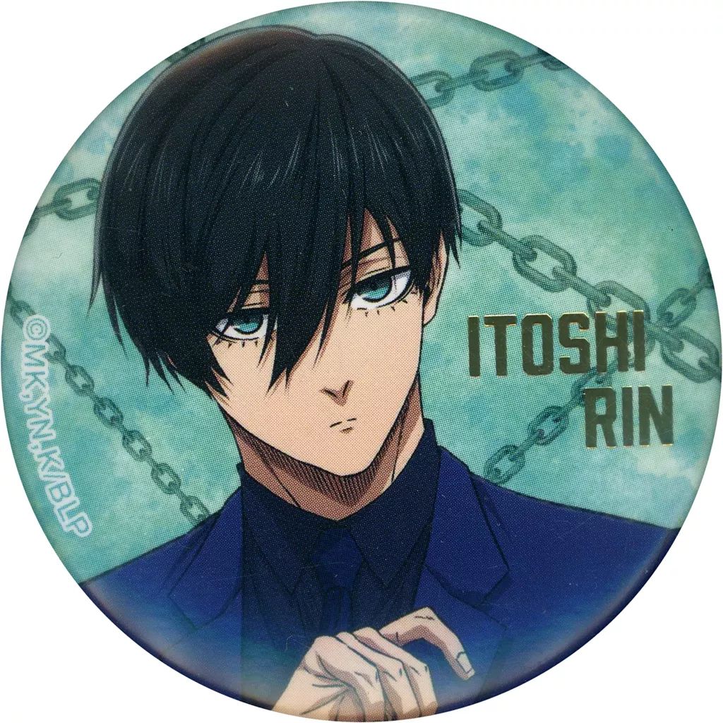 糸師凛　トレーディングホログラム箔押し缶バッジ　ブルーロック展　ブルロ　エゴ展 糸師凛 トレーディングホログラム箔押し缶バッジ ブルーロック展