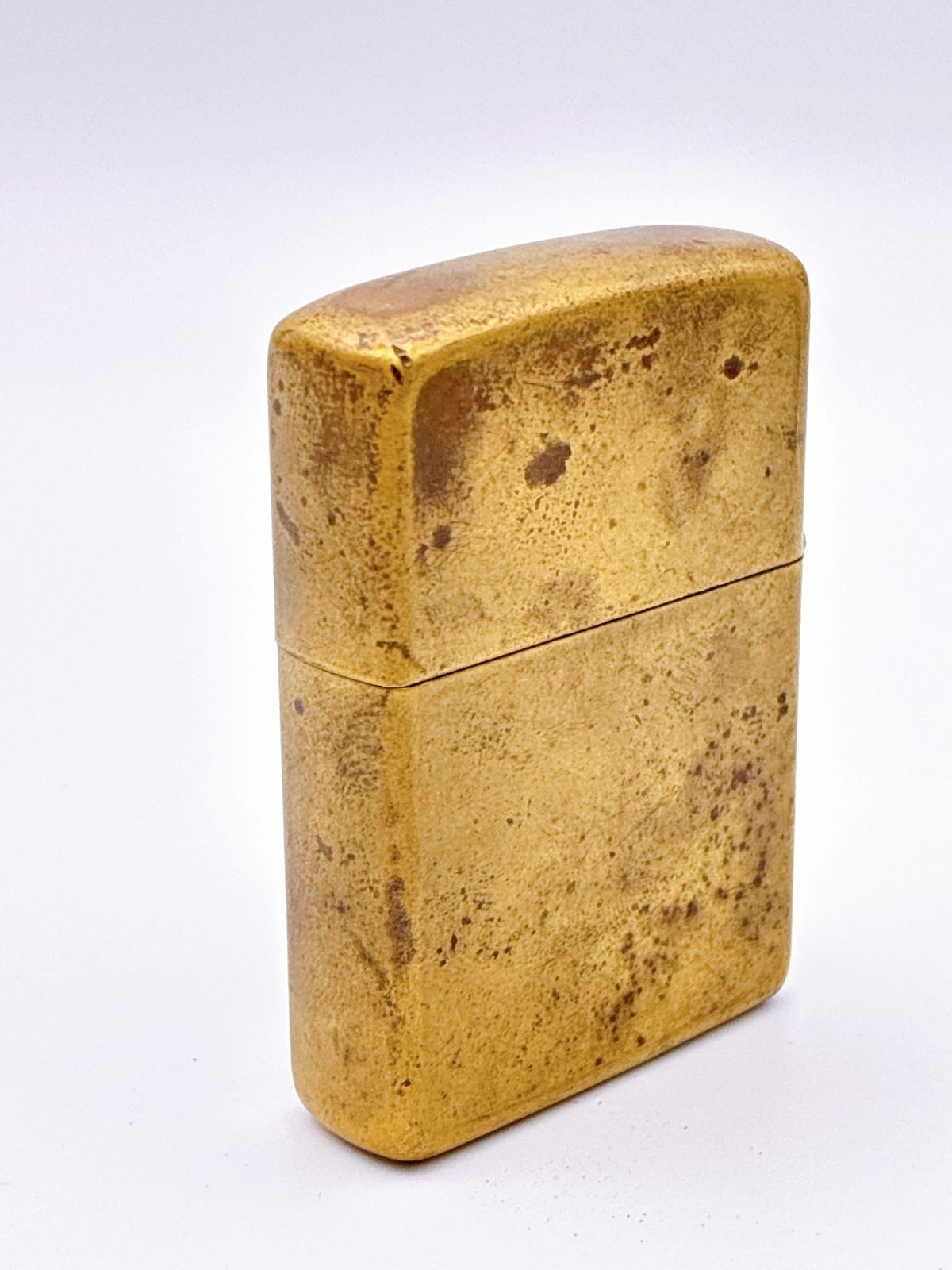 ZIPPO/ジッポー オイルライター ゴールド SOLID BRASS/ソリッドブラス 真鍮  1932刻印 1985刻印 ES027 ZIPPO/ジッポー オイルライター ゴールド SOLID BRASS/ソリッドブラス