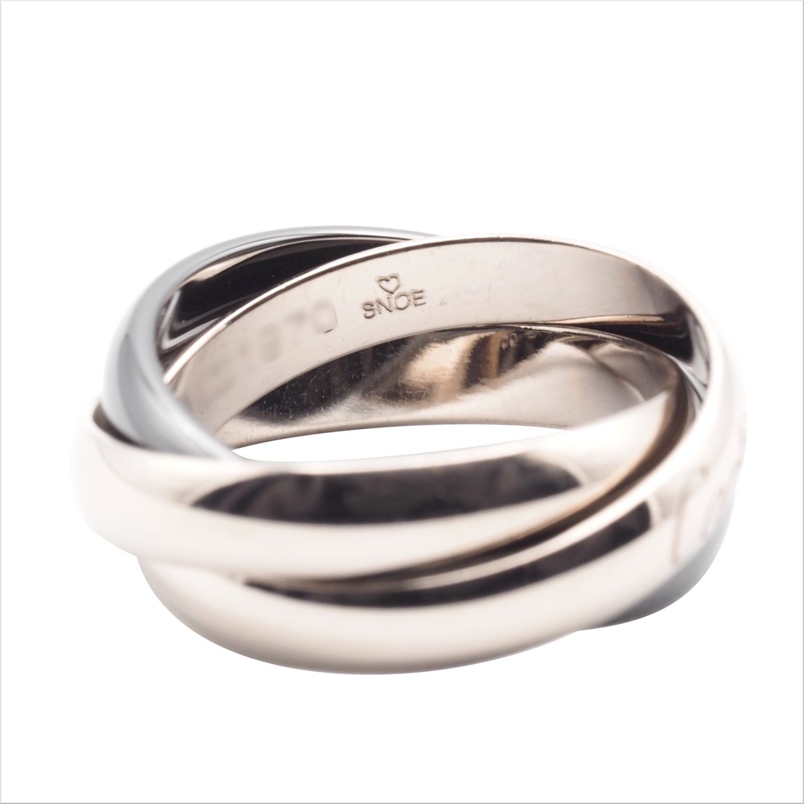 Cartier カルティエ トリニティ リング #51(約11号) B4095651 ホワイト