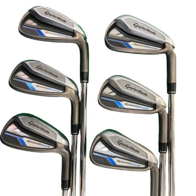中古】 テーラーメイド Speed Blade 6S アイアンセット IR KBS C-TAPER