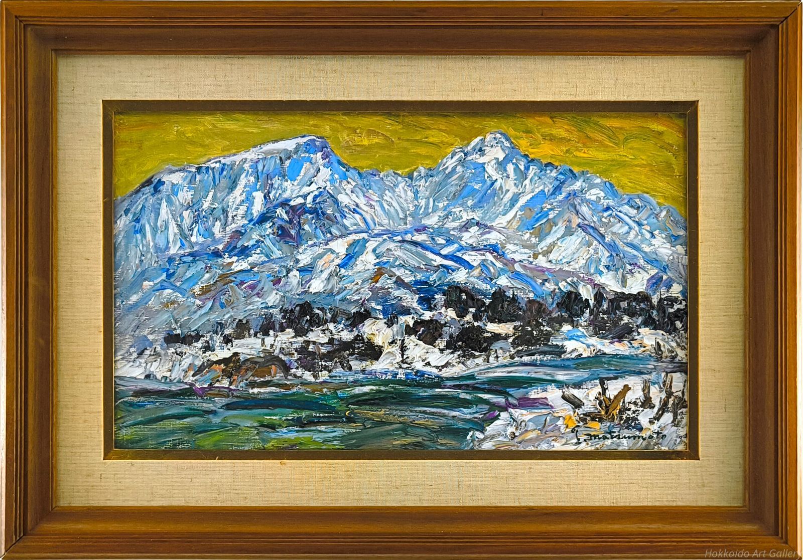 松本富太郎 「裏磐梯山」 油絵・油彩画 絵画 - メルカリ