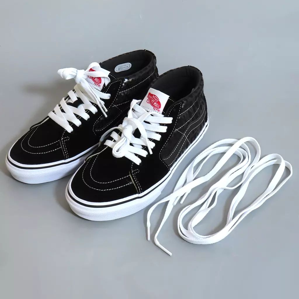 中古】シューズ BUMP OF CHICKEN SK8-MID ブラック×ブラック 24.5cm