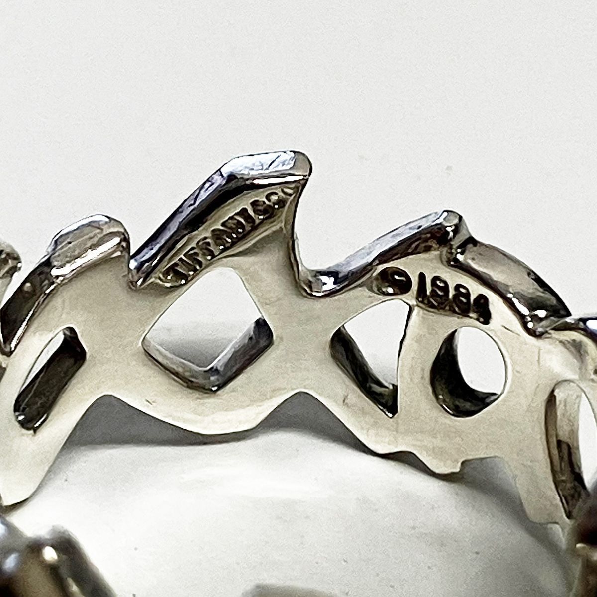 TIFFANY&Co. ティファニー ラブ＆キス リング 925 13号相当 - メルカリ