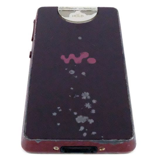 bn:9] SONYウォークマン Xシリーズ NW-X1050 レッド/16G 本体いたみ