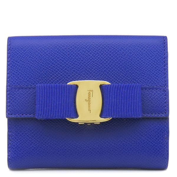 サルヴァトーレ・フェラガモ Salvatore Ferragamo 二つ折り財布 ヴァラ