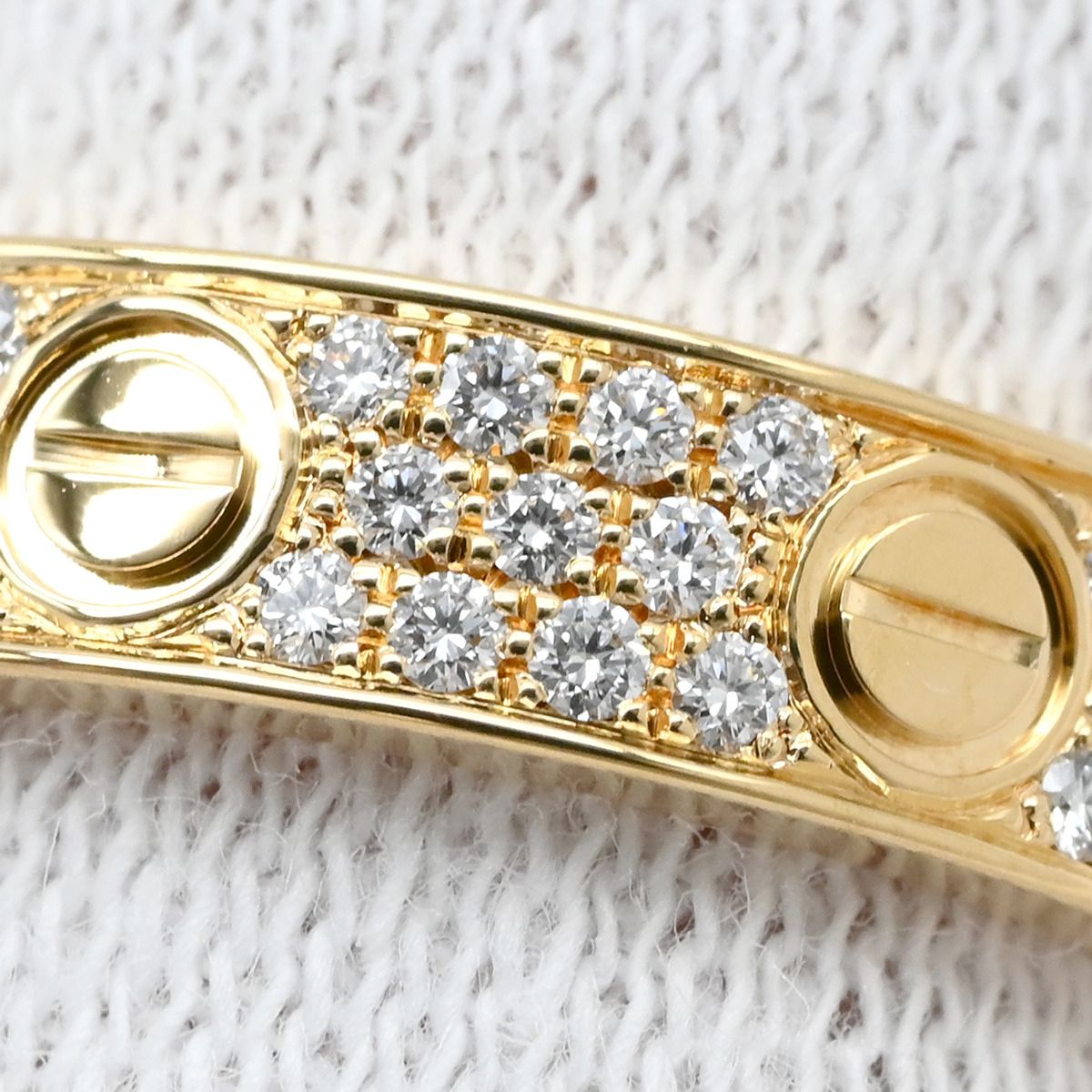 カルティエ Cartier リング 指輪 ミニラブリング パヴェダイヤ