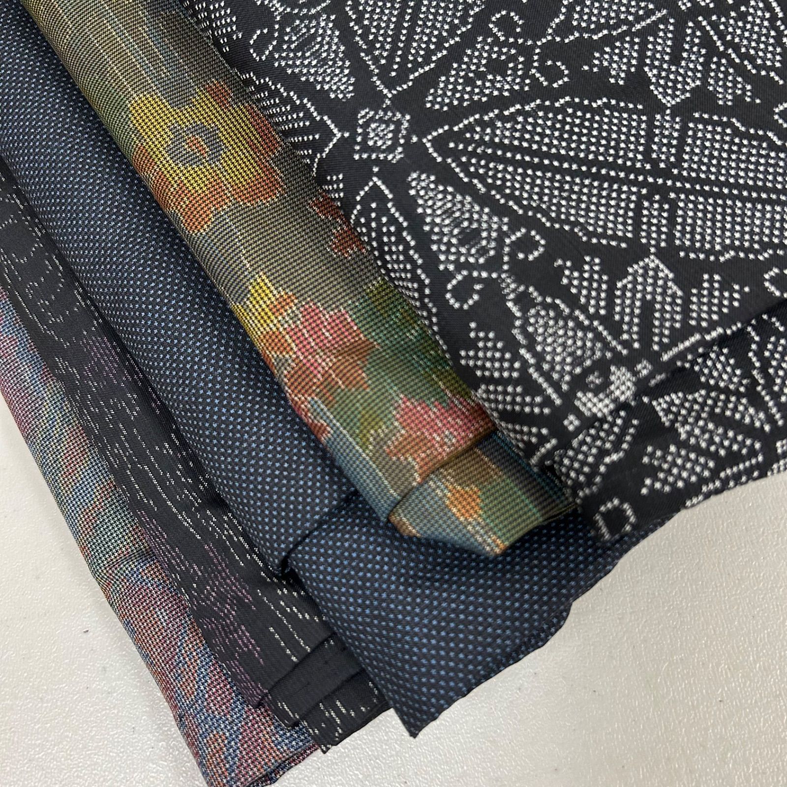 大島紬 着物 正絹 5着 着物まとめ売り リメイク材料 m-860 - メルカリ