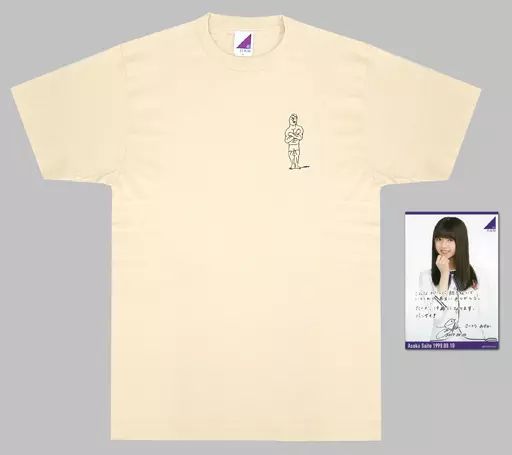 中古】Tシャツ(女性アイドル) 齋藤飛鳥 生誕記念Tシャツ(ポストカード