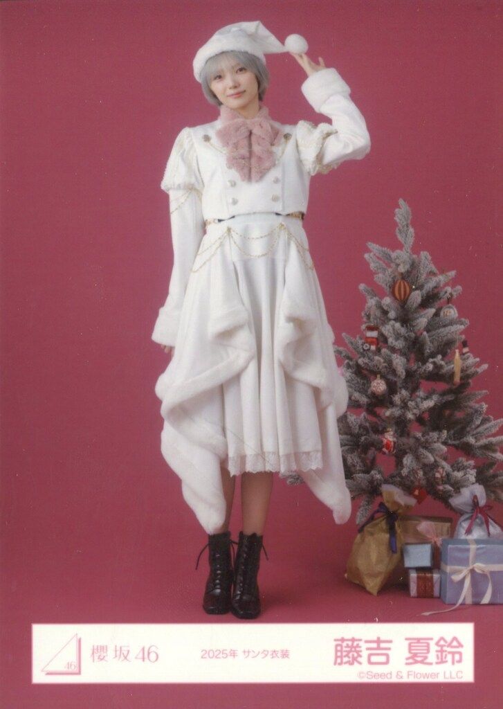 櫻坂46 13th Single BACKS LIVE!! 藤吉夏鈴 2025年 サンタ衣装 ヒキ