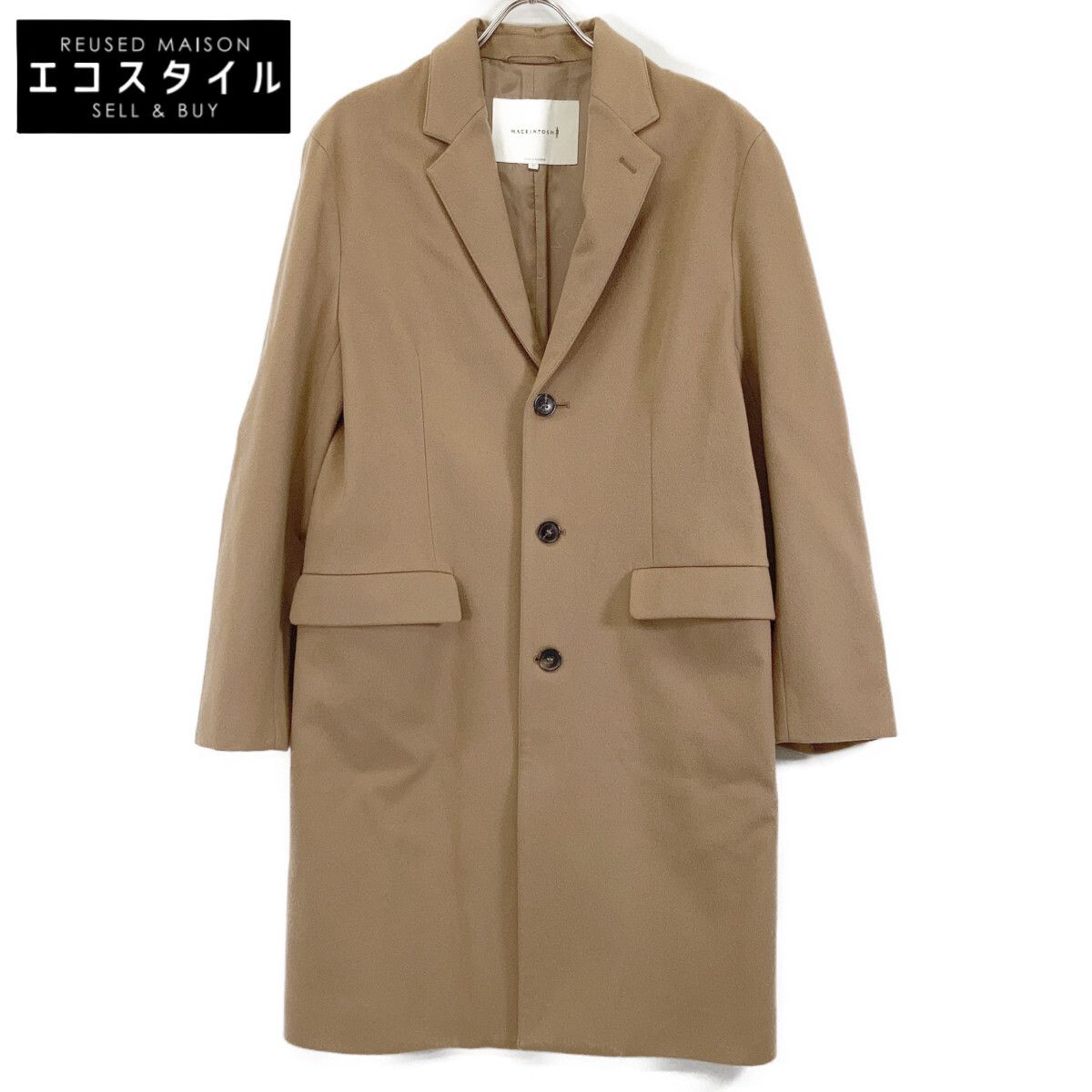 MACKINTOSH マッキントッシュ ﾌﾞﾗｳﾝ ｳｰﾙ100 ﾁｪｽﾀｰｺｰﾄ 42 - メルカリ