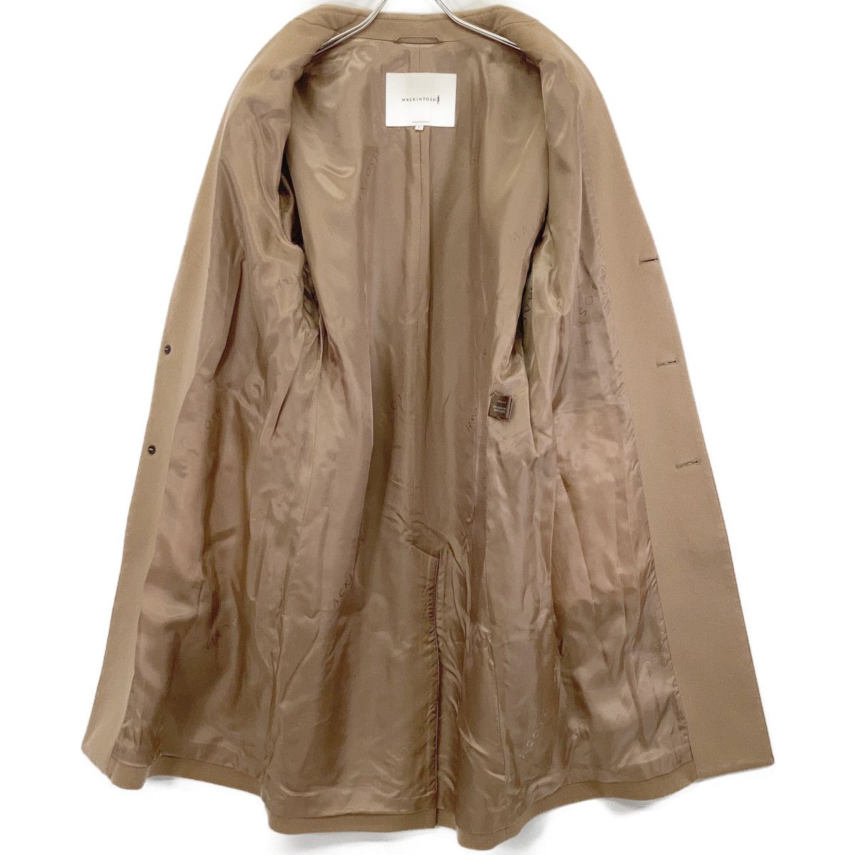 MACKINTOSH マッキントッシュ ﾌﾞﾗｳﾝ ｳｰﾙ100 ﾁｪｽﾀｰｺｰﾄ 42 - メルカリ