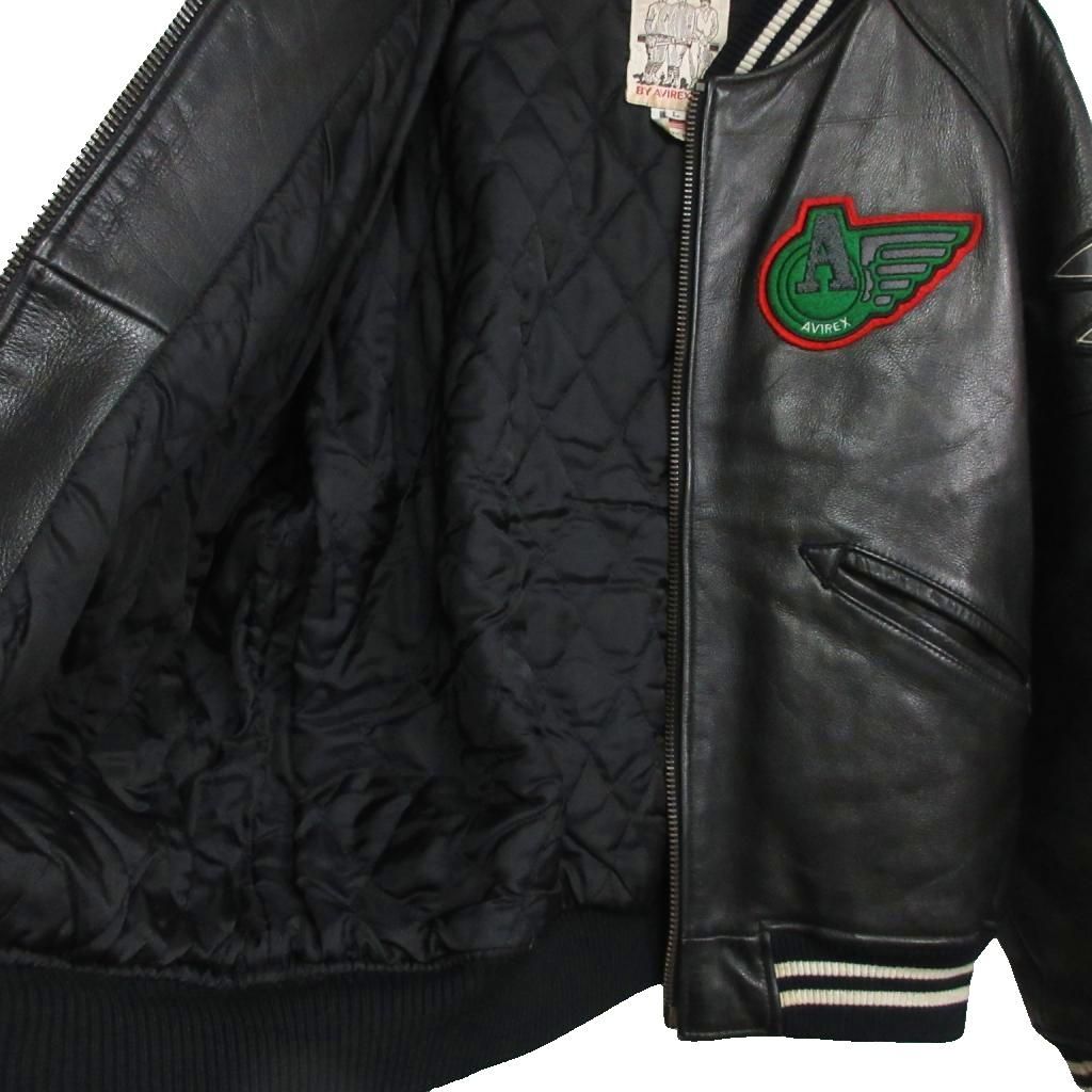 アヴィレックス AVIREX 80s-90s ヴィンテージ オールレザー バーシティ