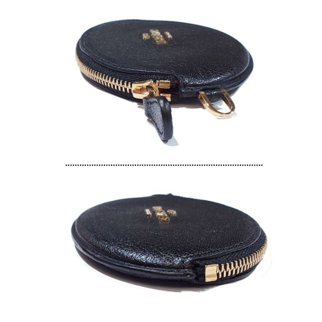 LOEWE ロエベ ゴールドロゴ オーバル ジップ コインケース 小銭入れ