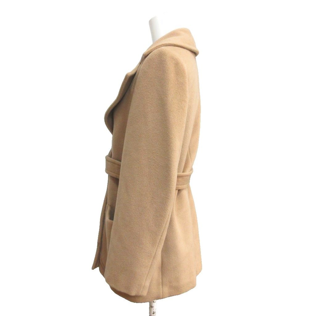 マックスマーラ MAX MARA 銀タグ ウール ベルテッド チェスターコート