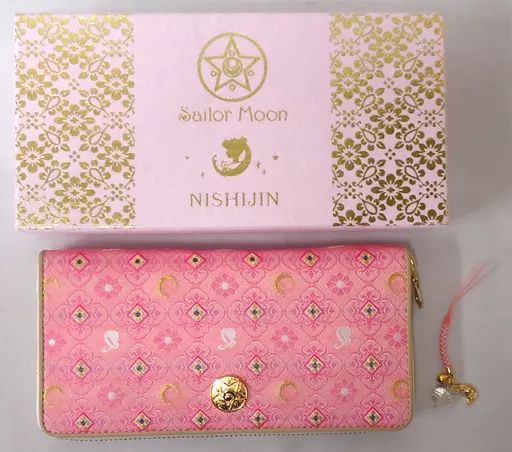 財布 パスケース キャラクター 月うさぎ花菱文 長財布 美少女戦士セーラームーン