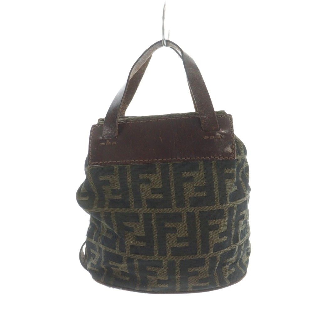 フェンディ FENDI ハンドバッグ ズッカ柄 ミニトート キャンバス